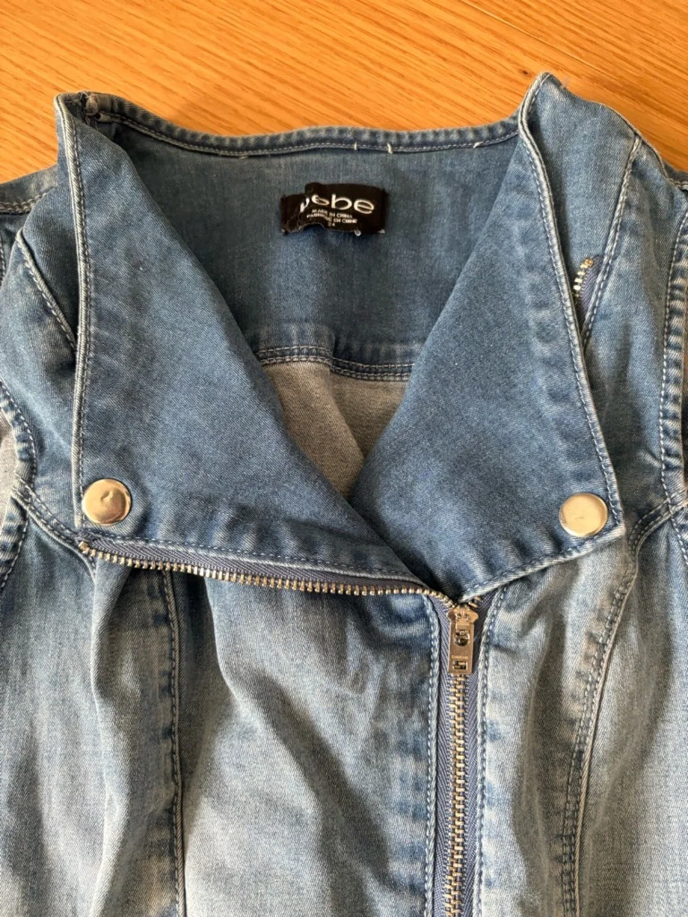Denim Bebe Romper - Picture 3 of 5